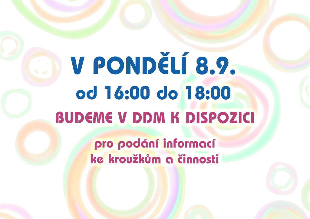 Informační odpoledne