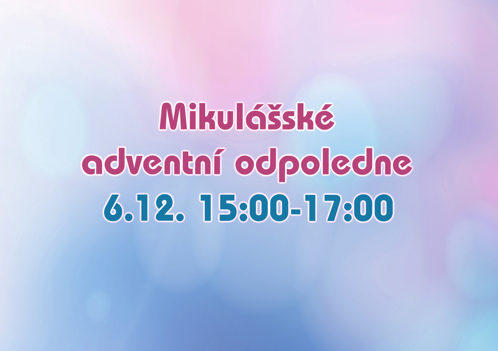 Mikulášské adventní odpoledne