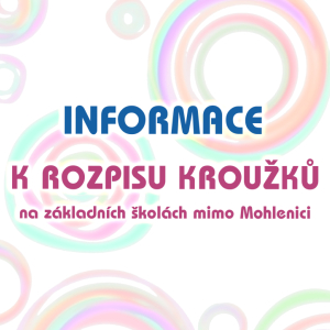 Informace k rozpisu kroužků