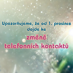 Změna telefonních kontaktů