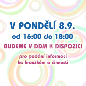Informační odpoledne