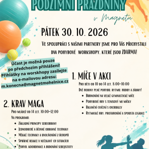 Podzimní prázdniny v Magnetu
